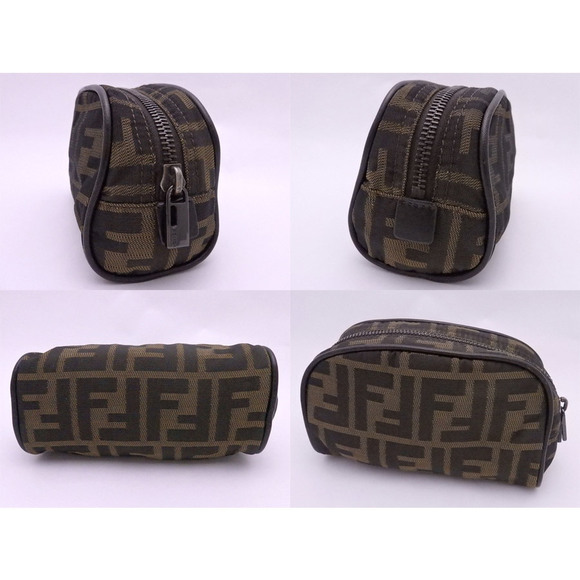 Fendi Canvas Multi-case Pouch Zucca Brown - Picture 5 of 6